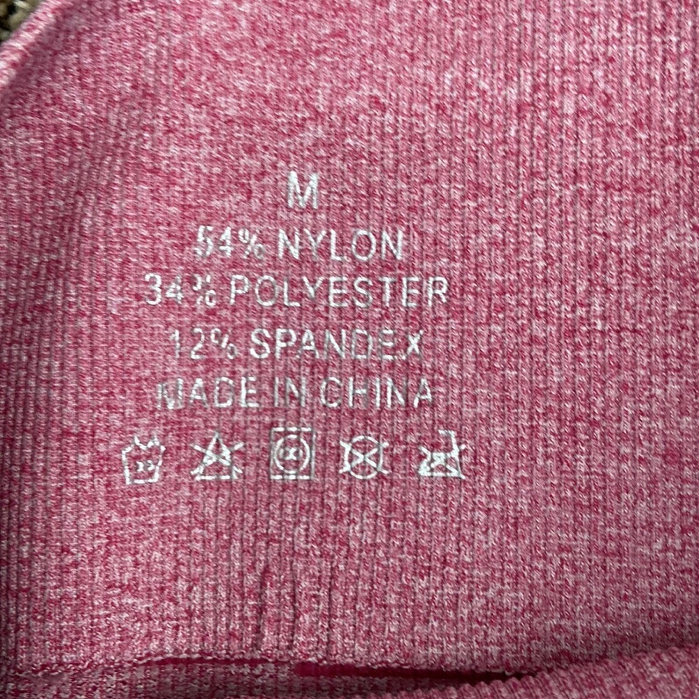 Amazon Pink Ombré Ribbed Leggings, worn once - Picture 6 of 6